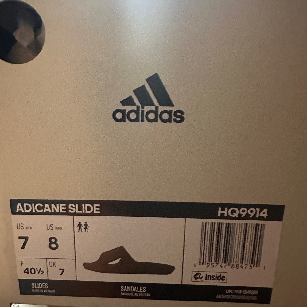 New adidas Men's Adicane Slides - Picture 4 of 4